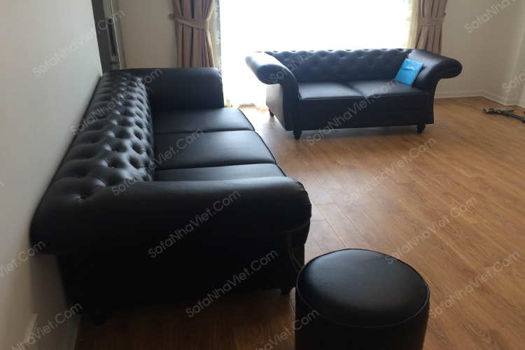 Bàn giao sofa tân cổ điển cho chị Hà chung cư Tân Hoàng Minh