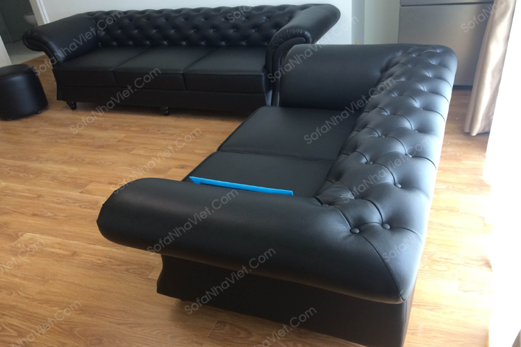 Bàn giao sofa tân cổ điển cho chị Hà chung cư Tân Hoàng Minh