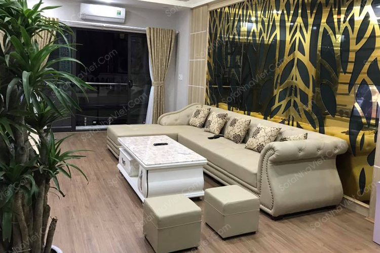 Giao sofa cổ điển nhà anh Thắng Phố Tân Mai