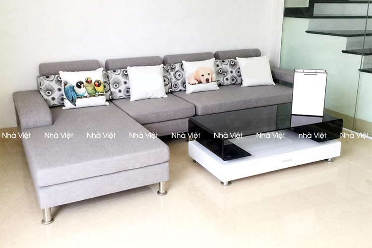 Giao ghế sofa vải cao cấp nhà anh Bắc - Cầu Giấy