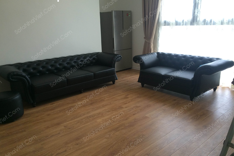 Bàn giao sofa tân cổ điển cho chị Hà chung cư Tân Hoàng Minh