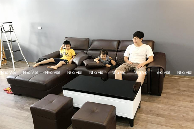 Bàn giao sofa da anh Tín - Phạm Văn Đồng