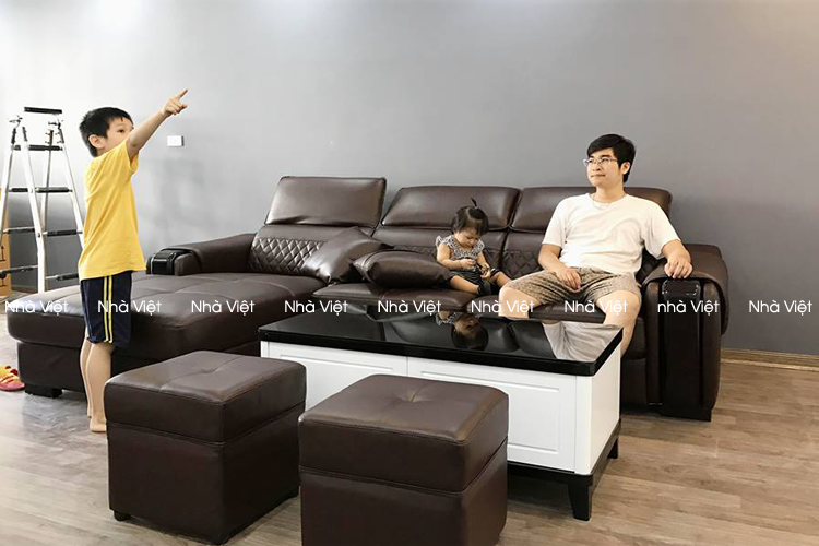 Bàn giao sofa da anh Tín - Phạm Văn Đồng