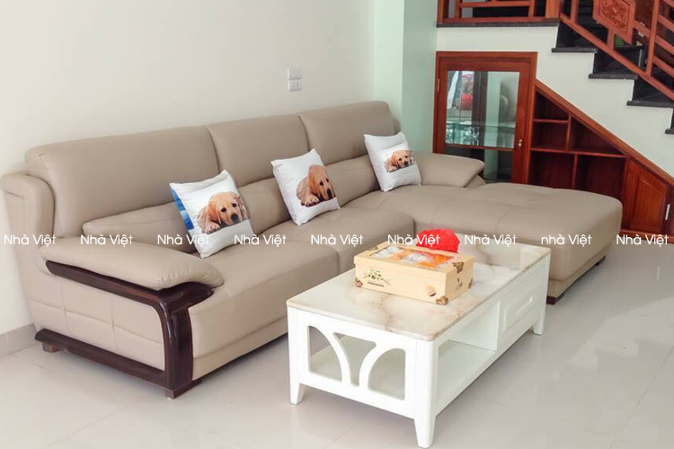 Nhà Việt giao sofa da góc nhà bác Vui - TP Thanh Hóa