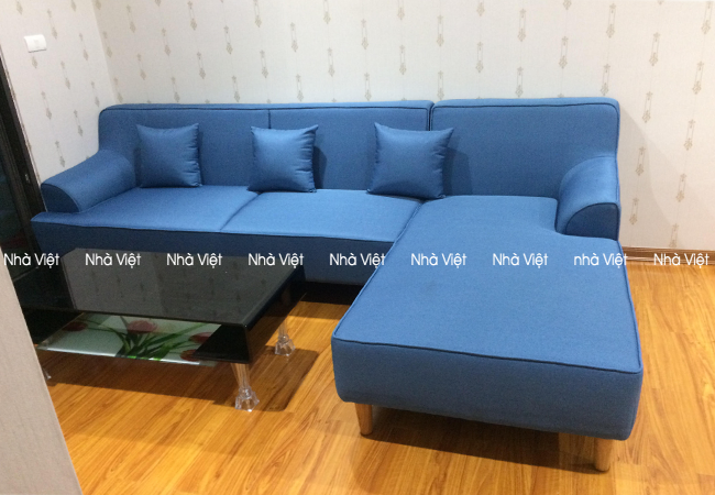 Giao sofa góc nhà anh Quỳnh chung cư Packexem Nhật Tân