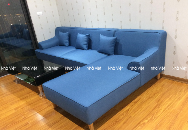 Giao sofa góc nhà anh Quỳnh chung cư Packexem Nhật Tân