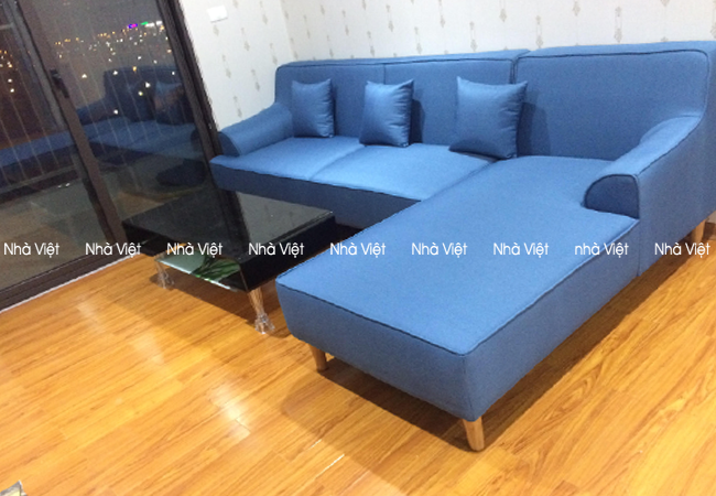 Giao sofa góc nhà anh Quỳnh chung cư Packexem Nhật Tân