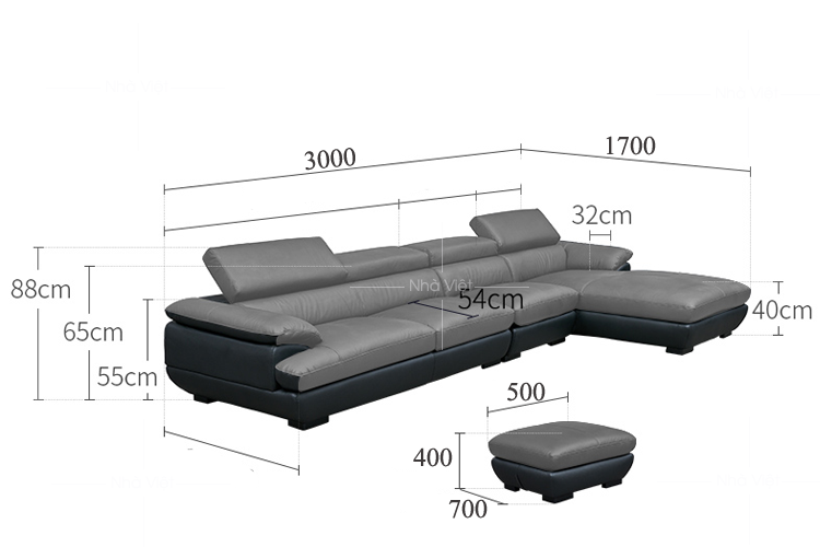 Sofa da mã 096