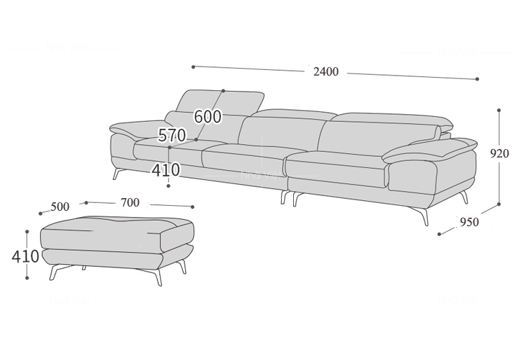 Sofa da mã SD 12