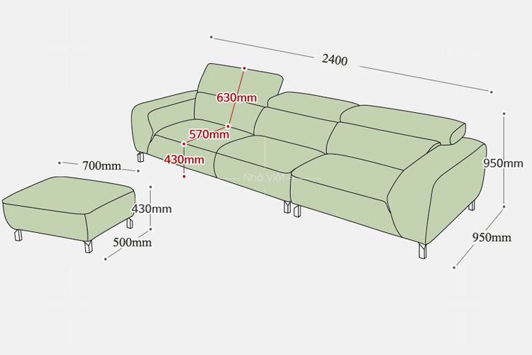 Sofa da mã SD 14
