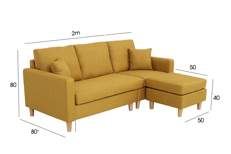 Sofa nỉ mã 814