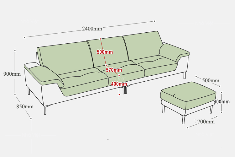 Sofa phòng khách NV 03