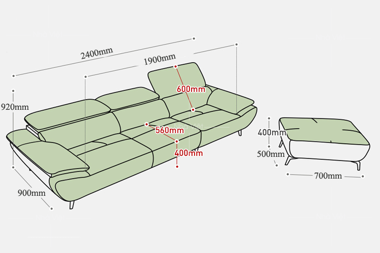 Sofa phòng khách NV 10