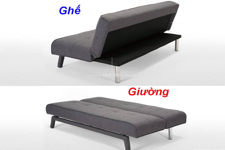 Ba mẫu sofa nỉ nhập khẩu với đa chức năng cho phòng khách