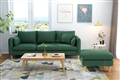 Các kiểu kê sofa vải trong thiết kế phòng khách chung cư