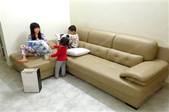 Giao ghế sofa góc da nhà chị Hoàng Anh - Bắc Ninh