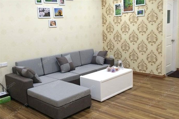 Giao ghế sofa vải phòng khách nhà chị Hương - Dương Nội